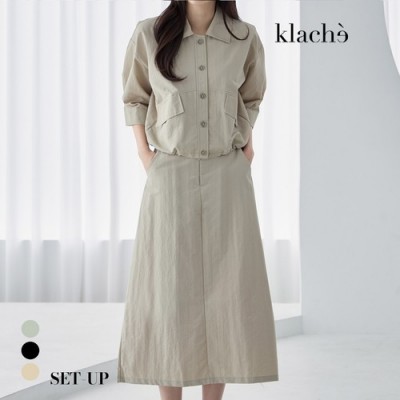 클라셰 스트링에이치자켓+스커트SET_B4M0454