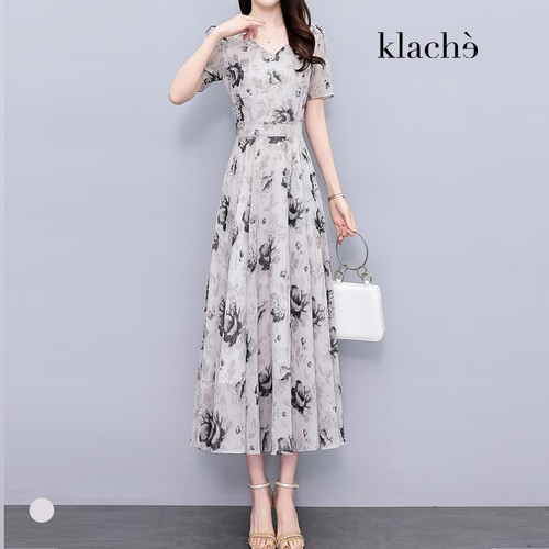 클라셰 쉬폰플라워롱원피스_B4M0657